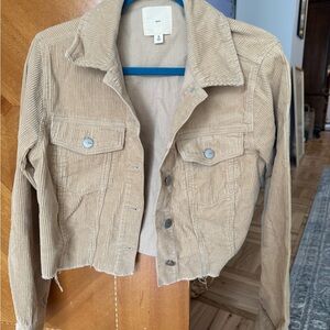 Tan Corduroy Women's Jacket